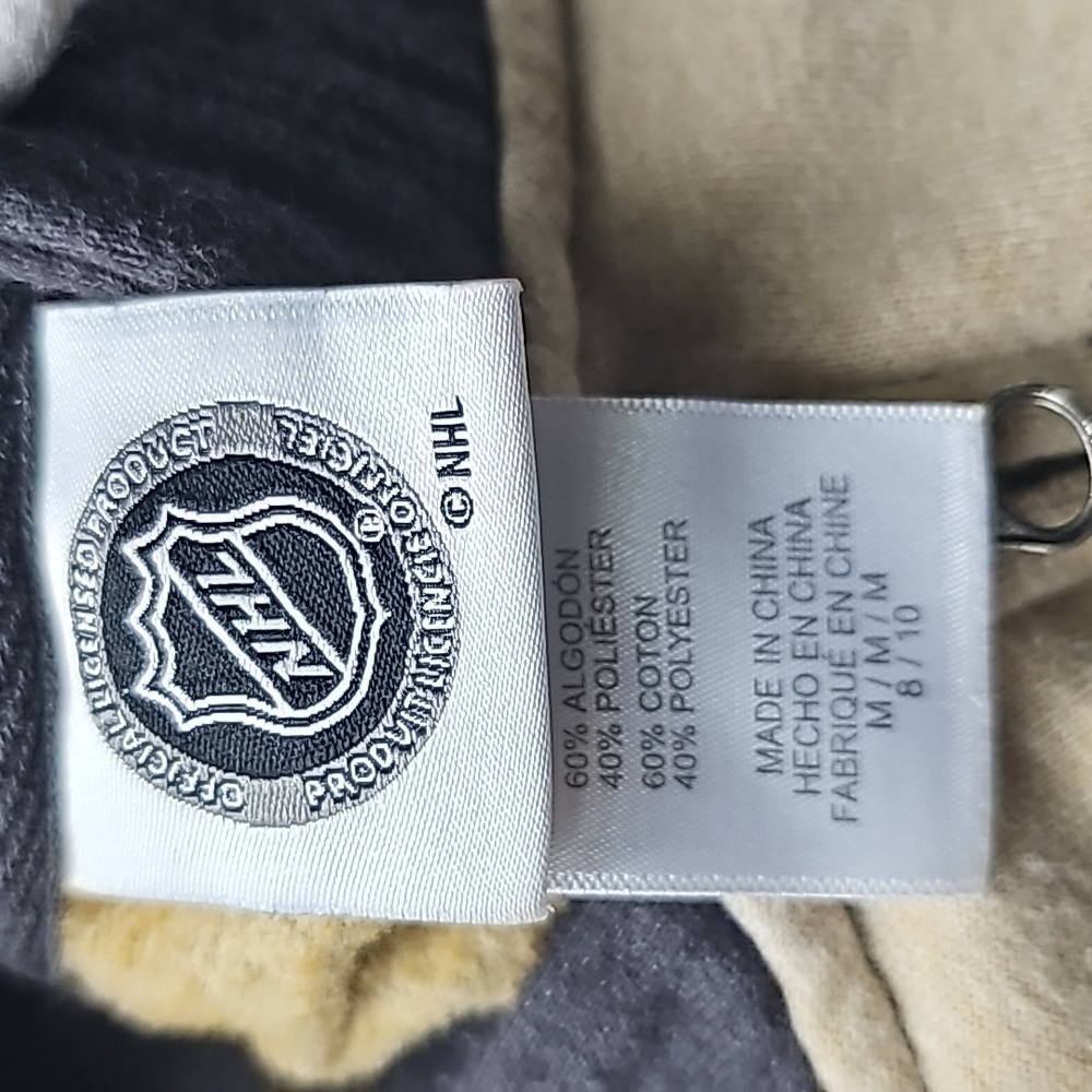 NHL Pittsburgh Penguins Hockey Full Zip Hooded Sweatshirt Jacket Women's Medium - Picture 11 of 14